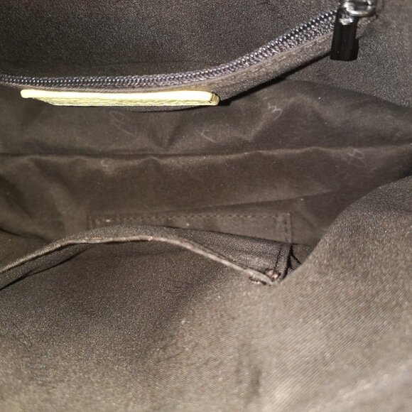 Blush Ladies Man Made Materials Yellow Zipper Closure Handbag / Shoulder Bag - Picture 6 of 7